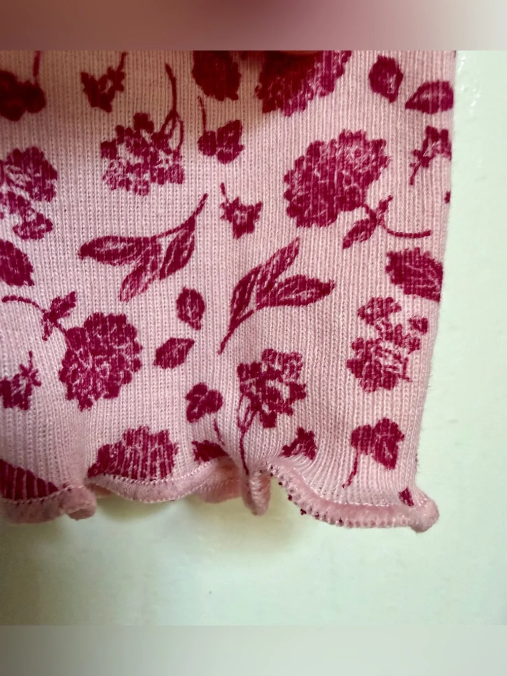 Carter’s Child of Mine 4T 2PC Corduroy Jumper Dress Fox Floral Ruffle Pinafore